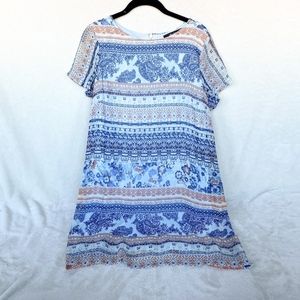 Light Blue Shift Dress